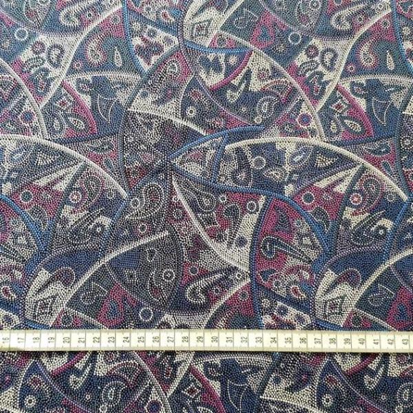 PURPLE LOOKING AROUND Aborigines Stoff aus Australien